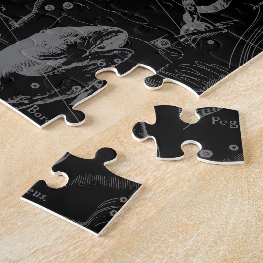 Puzzle Pisces Constellation Map par Hevelius 1690 (Côté)