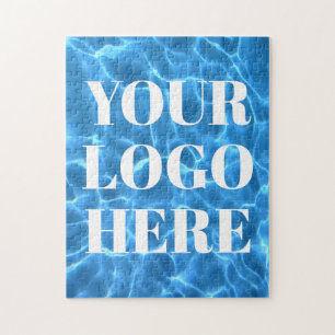 Puzzle Piscine Bleu Aqua Photo Verticale Votre Logo