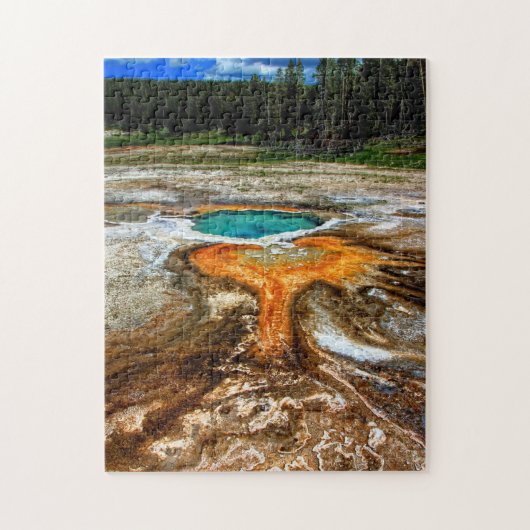 Puzzle Piscine de courant ascendant de Yellowstone (Vertical)