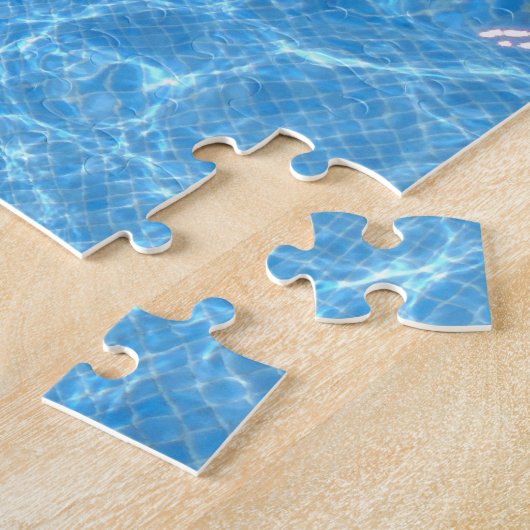 Puzzle Piscine Eau Bleue Aqua Modèle (Côté)