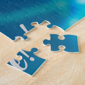 Puzzle Piscine Eau mousseuse avec cadeau de fleurs (Côté)