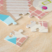 Puzzle Piscine fille en bikini plage d'été (Côté)