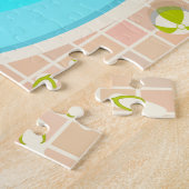 Puzzle Piscine mec sur la plage tropicale estivale vacanc (Côté)