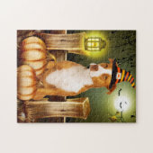 Puzzle Pitbull Chien avec Casquette sorcier (Horizontal)