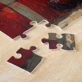 Puzzle Pitbull Chien Noël Plage Vintage (Côté)