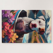 Puzzle Pitbull sur une pagaie : une aventure Pittoresque (Horizontal)