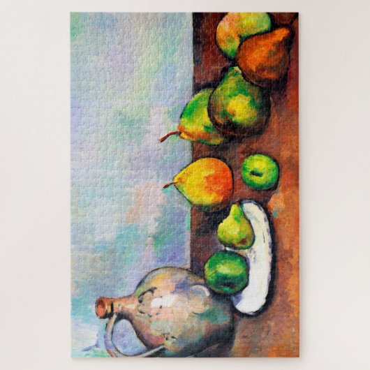 Puzzle Pitcher et Fruit, Paul Cezanne (Vertical)