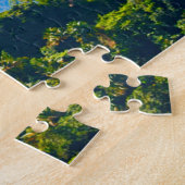 Puzzle Pitons jumeaux de Sainte-Lucie. (Côté)