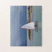 Puzzle pittoresque de navigation de canot de (Vertical)