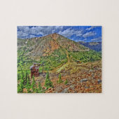 Puzzle pittoresque de traînée extérieure de jeep (Horizontal)