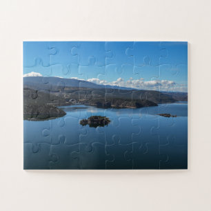 Puzzle Pittoresque Mountains Lake Photo Voyage Souvenirs