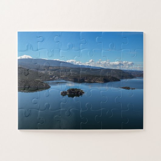 Puzzle Pittoresque Mountains Lake Photo Voyage Souvenirs (Horizontal)