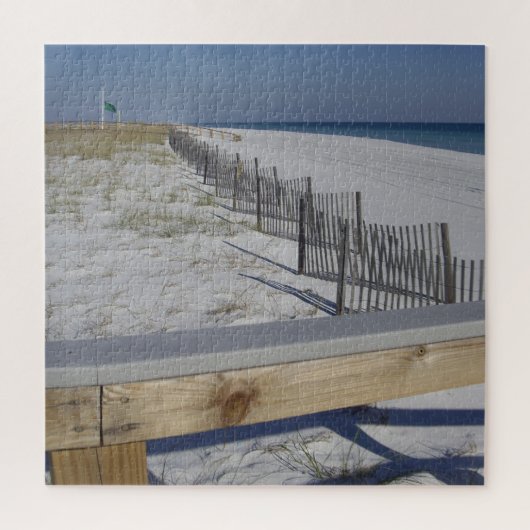 Puzzle Pittoresque plage de sable blanc près de Mexico Ci (Vertical)