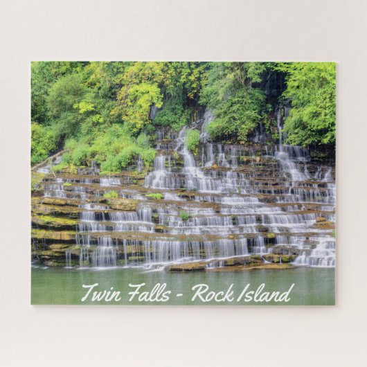 Puzzle Pittoresque Twin Falls Rock Island (Horizontal)
