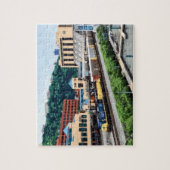 Puzzle Pittsburgh PA - Train passant par Station Square (Vertical)