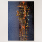Puzzle Pittsburgh, Pennsylvanie, Downtown Night Time Rive (Vertical)
