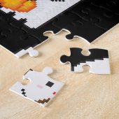 Puzzle Pixel art fantôme : Halloween motif (Côté)