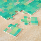 Puzzle Pixel Art Multicolor Motif (Côté)