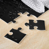 Puzzle pixel noir et blanc (Côté)