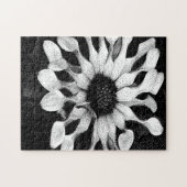 Puzzle pixel noir et blanc (Horizontal)