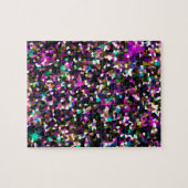 Puzzle Pixels en cristal de ton de bijoux (Horizontal)