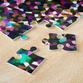 Puzzle Pixels en cristal de ton de bijoux (Côté)