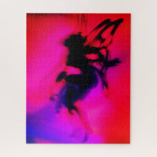 Puzzle Pixie Danser en rose