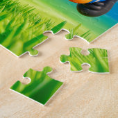 Puzzle Pizza italienne effectuant un ciseau de soccer dra (Côté)