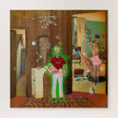 Puzzle Pizza Zucchini (Vertical)