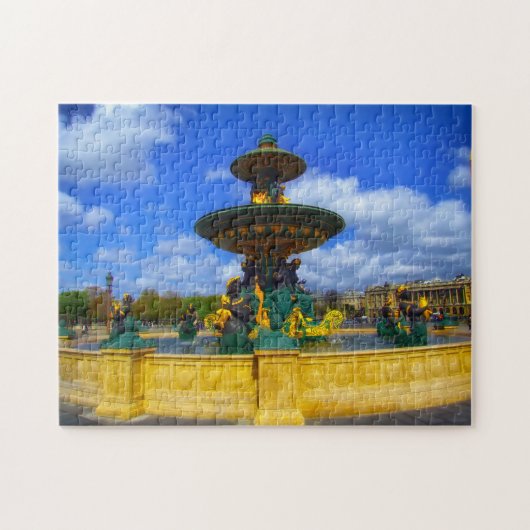 Puzzle Place de la Concorde Paris. (Horizontal)