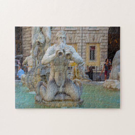 Puzzle Place Navone Rome Italie . (Horizontal)