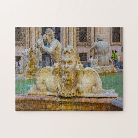 Puzzle Place Navone Rome Italie . (Horizontal)