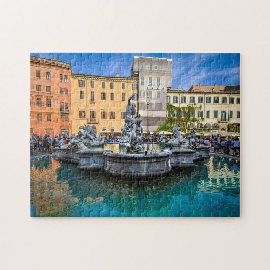 Puzzle Place Navone Rome Italie . (Horizontal)
