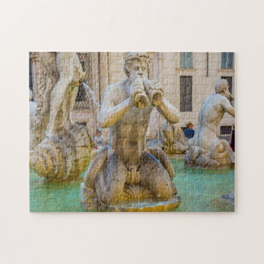 Puzzle Place Navone Rome Italie . (Horizontal)