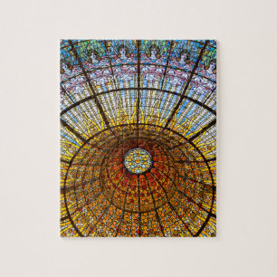 Puzzle Plafond en verre tendu au Palau de Musica Espagne
