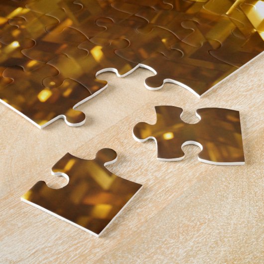 Puzzle Plafond Or Art Abstrait (Côté)