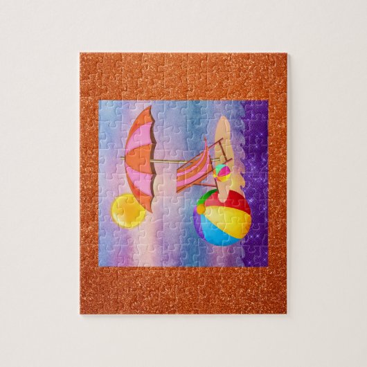 Puzzle Plage animée (Vertical)