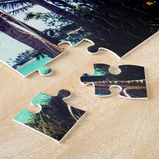 Puzzle Plage bahamienne (Côté)