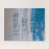 Puzzle Plage Bleu Blanc Tropical Ocean Waves Coastal (Horizontal)