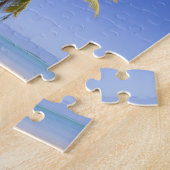 Puzzle Plage bordée de palmiers Îles Cook 3 (Côté)