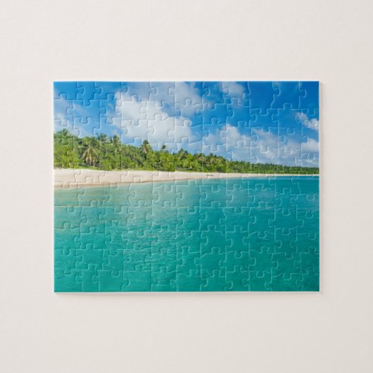 Puzzle Plage bordée de palmiers, Tonga (Horizontal)