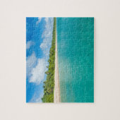 Puzzle Plage bordée de palmiers, Tonga (Vertical)