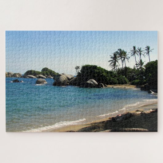 Puzzle plage caraïbe tayrona (Horizontal)