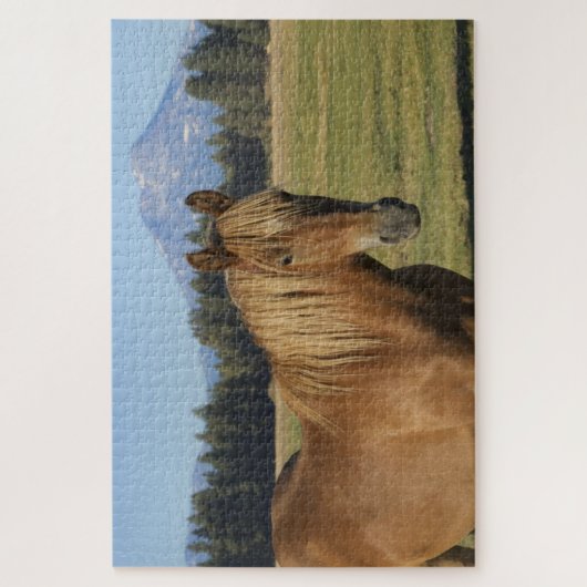 Puzzle Plage Cascade | Cheval de châtaignes (Vertical)