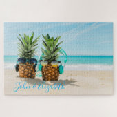 Puzzle Plage cool de Pineapples (Horizontal)