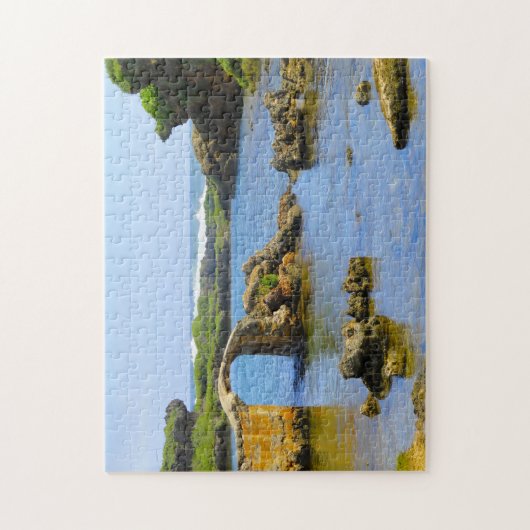 Puzzle Plage côtière de Guam. (Vertical)