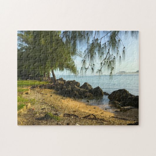 Puzzle Plage côtière de Guam. (Horizontal)