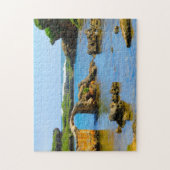 Puzzle Plage côtière Guam. (Vertical)