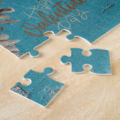 Puzzle Plage côtière Thème Bois Dérivé Jour des Valentine (Côté)