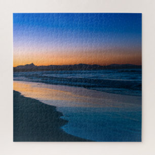 Puzzle Plage de Belongil juste après le coucher du soleil
